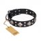 "Smart Geometry" FDT Artisan Studded Leather Pitbull Collar