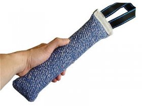 French Linen Pitbull Bite Tug for Easy Puppy Training