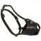 No Bark Leather Pit Bull Muzzle with Good Air Flow