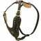 Fashion Padded Leather Dog Harness for Pitbull