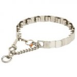 Stainless Steel Neck Tech Dog Prong Collar for Pit Bull