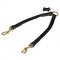 Stitched Leather Dog Coupler Leash for Walking 2 Pitbulls