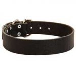 Classic Wide Leather Dog Collar for Pit Bull