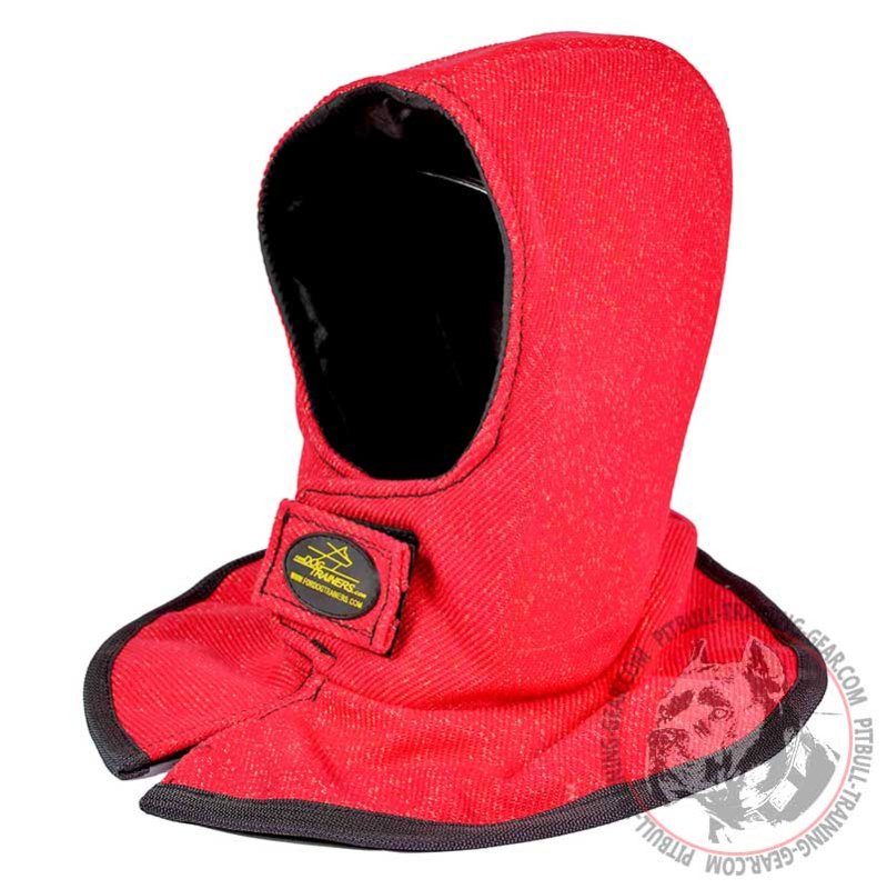 French Linen 'Head Security' Protector for Pitbull Training
