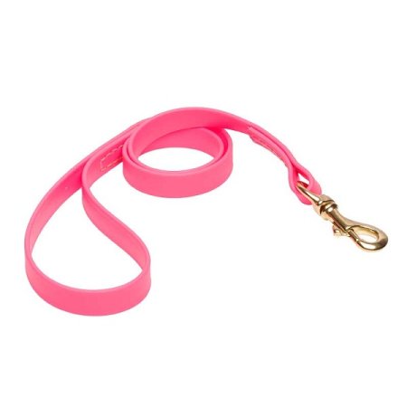 Pink Waterproof Pitbull Leash Made of Biothane