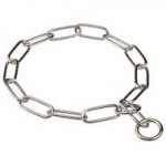 Universal Chrome Plated Steel Fur Saver Pitbull Choke Collar