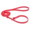 Durable Red Biothane Pitbull Leash and Collar Combo