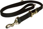 20 mm Multifunctional Leather Dog Leash for Pitbull