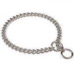 Smooth Chrome Plated Steel Pitbull Choke Collar