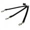 Triple Nylon Pitbull Leash Coupler for Easy Walking 3 Dogs