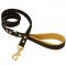 Braided Handcrafted Leather Dog Leash for Pitbull Walking and Training
