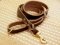 20 mm Leather Pitbull Leash with Decorative Braids