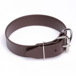 Extra Wide Brown Biothane Pitbull Collar