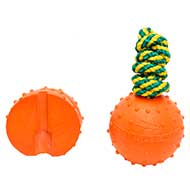 Solid Rubber Pit Bull Training Water Ball - 3 inch (7 cm)