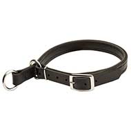 Adjustable Leather Pitbull Slip Collar with Buckle - Transformer