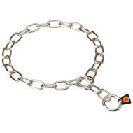 Extra Strong Stainless Steel Pitbull Fur Saver with 3 mm Links