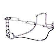 'Winner's Pride' Pitbull Dog Show Collar with Fur Saving Links - 1/9 inch (3 mm) link diameter