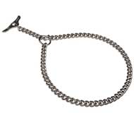 Chain Pitbull Choke collar with toggle