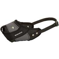 Durable Leather/Nylon Muzzle for Pit Bull Training