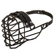 Winter Walking & Training Wire Basket Pitbull Muzzle with Padded Nose Area