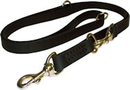 20 mm Multifunctional Leather Dog Leash for Pitbull