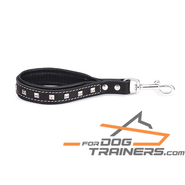 Dog Leash with Nappa Padded Handle for Better Controlling