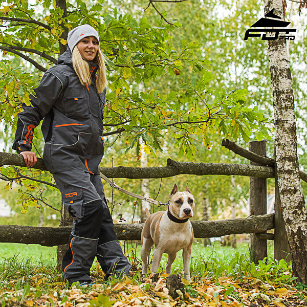 FDT Pro Orange Logo on Men and Women Design Pants for Active Dog Trainers