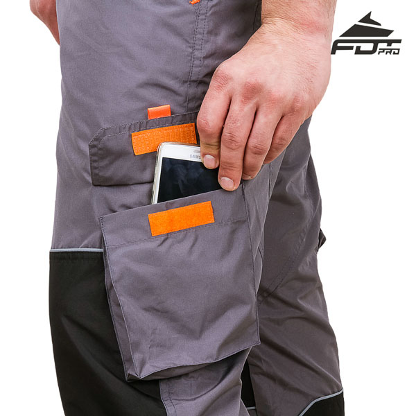 Reliable Pants with Back Pockets on Velcro patches