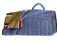 French Linen Pitbull Bite Sleeve Cover with Handle