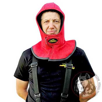 Head Protection of French Linen with Velcro Closure