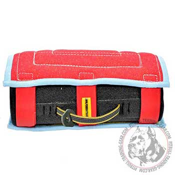  French Linen Pitbull Bite Sleeve Equipped With Stitched Handle