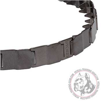 Matt Stainless Steel Links of Herm Sprenger Pitbull Collar