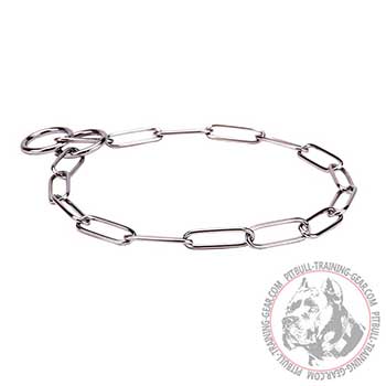 Pit Bull Dog Chain Collar with Large Links
