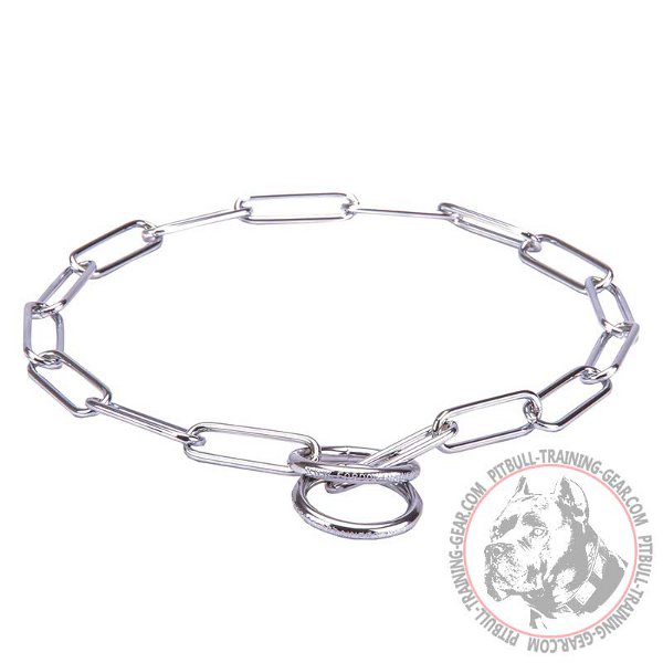 Pit Bull Dog Fur Saver Choke Collar for Obedience Training