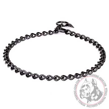 Pit Bull Dog Fur Saver, polished links