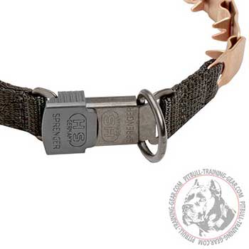 Reliable click lock buckle of Pitbull neck tech collar