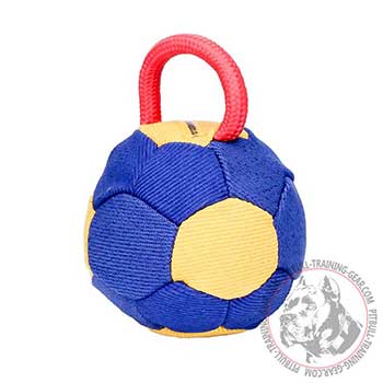 Dog Bite Tug made of French Linen, ball shape