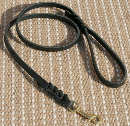 13 mm Durable Leather Pitbull Leash