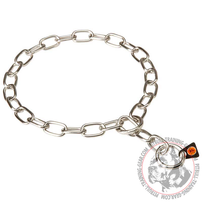 Extra Strong Stainless Steel Pitbull Fur Saver with 3 mm Links