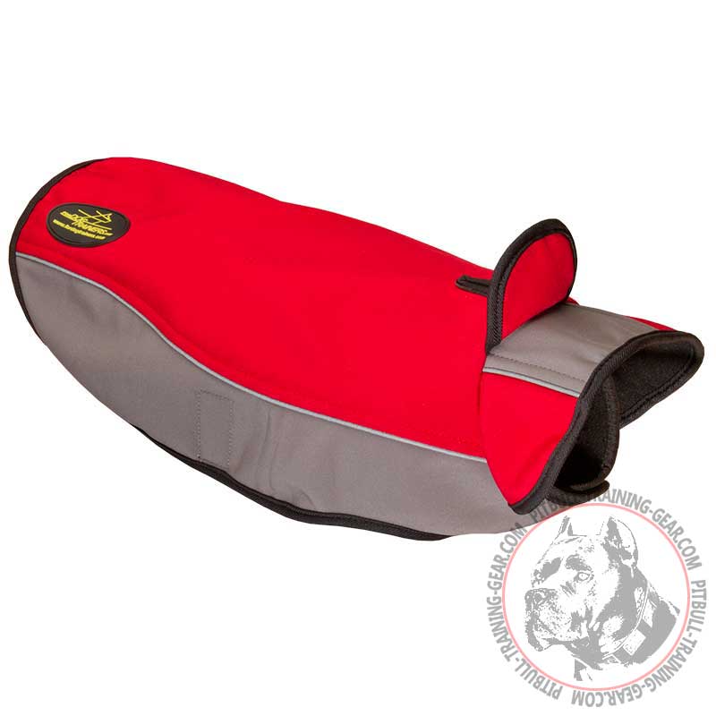 Super Comfortable Winter Nylon Pitbull Coat for Walking