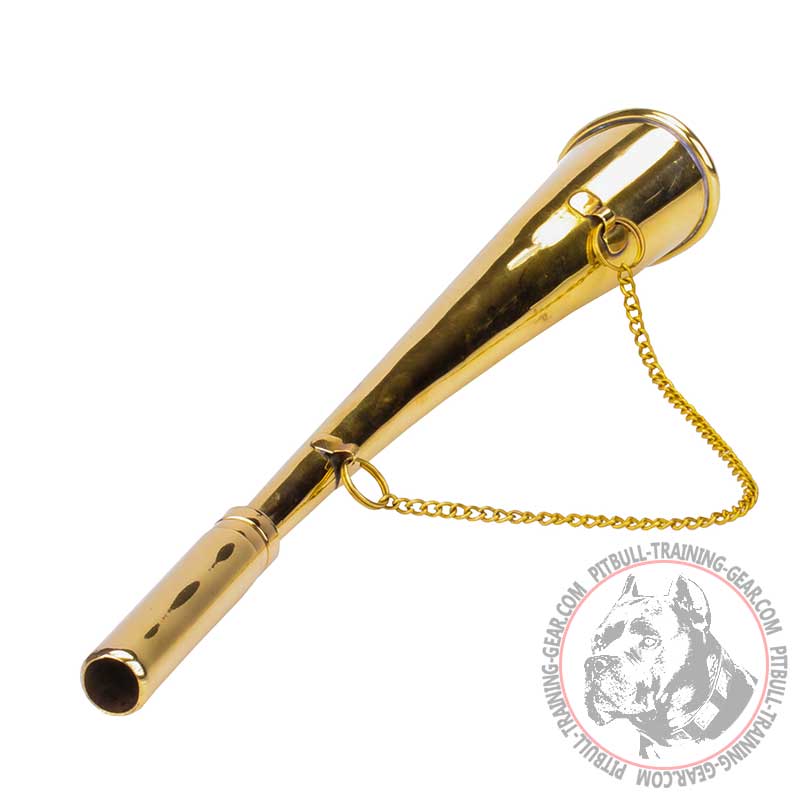 'Pipy Sound' Pitbull Training Brass Horn for Sound Signals