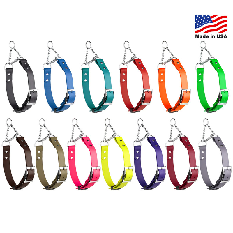 Biothane Martingale Collar with Metal Buckle - Click Image to Close