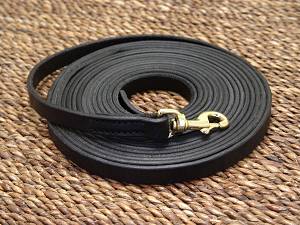 20 mm Tracking Leather Pitbull Leash