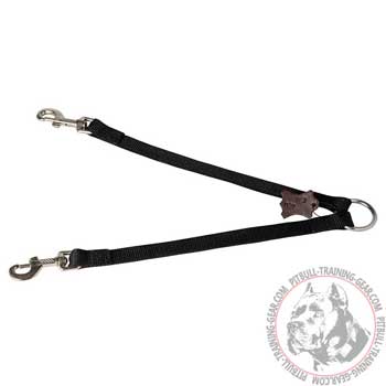 Walking Nylon Pit Bull Coupler Stitched to Prolong its Life Span