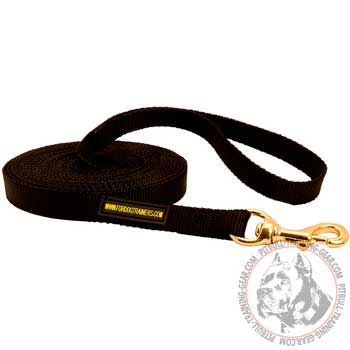 Tracking Weather Proof Nylon Dog Leash for PitBull