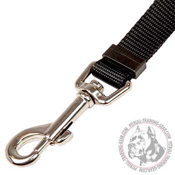 Rustproof snap hook of Pitbul dog safety belt